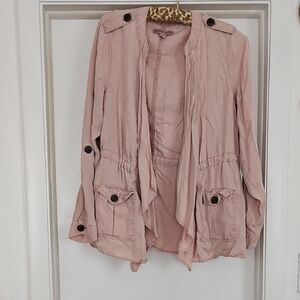 Knox Rose Pink Utility Jacket with Relaxed Fit
